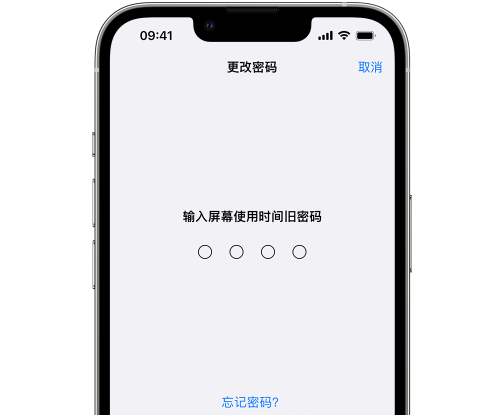 卢氏iPhone屏幕维修分享iPhone屏幕使用时间密码忘记了怎么办 