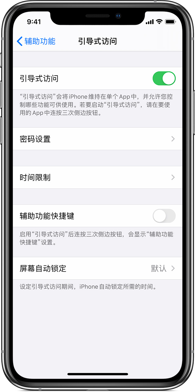 卢氏苹果手机维修分享如何在 iPhone 上退出引导式访问 