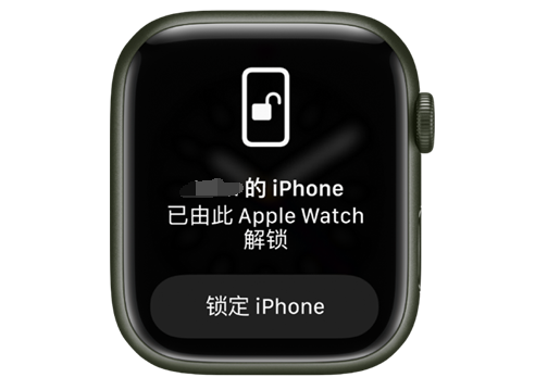 卢氏苹果手机维修分享用 AppleWatch 解锁配备面容 ID 的 iPhone方法 