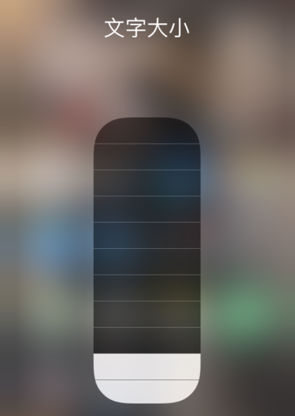 卢氏苹果手机维修分享小技巧：在 iPhone 控制中心快速调节字体大小 